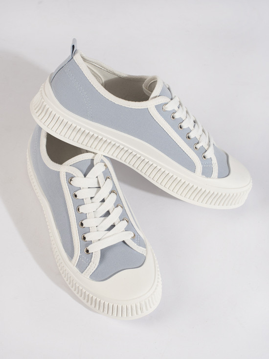 Light Blue Women's Platform Sneakers