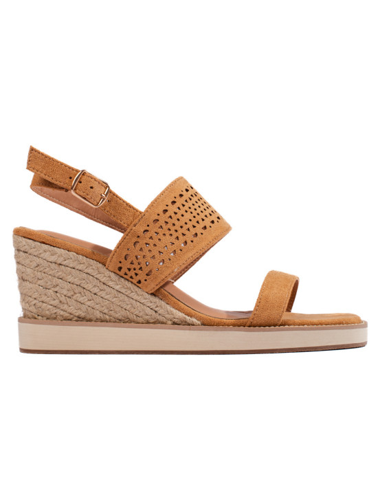 Brown Wedge Sandals
