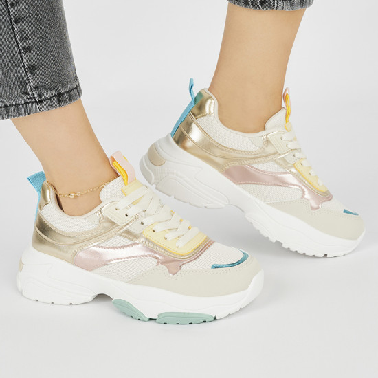 Women's Sporty Sneakers with Thick Sole