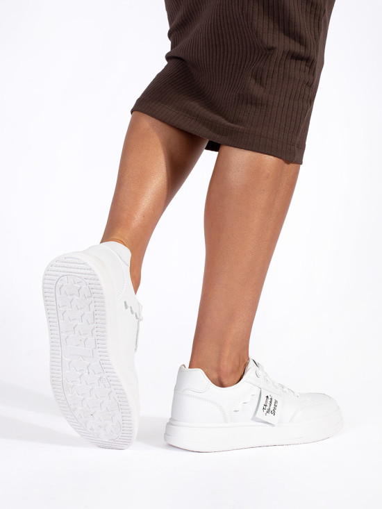 White Platform Sneakers