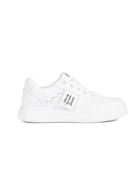 White Platform Sneakers