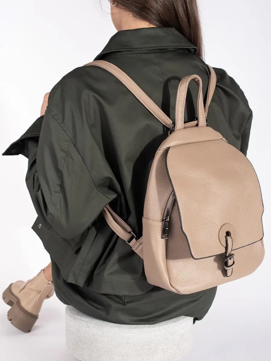 Classic Beige Backpack
