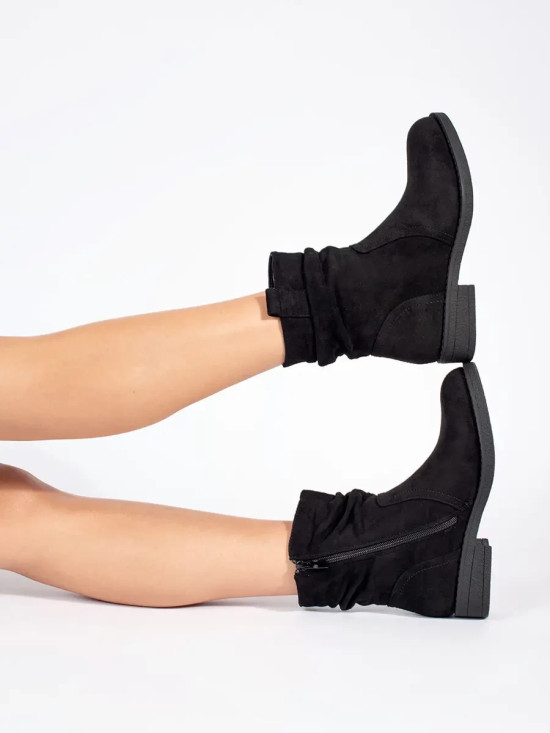 Black Suede Ankle Boots