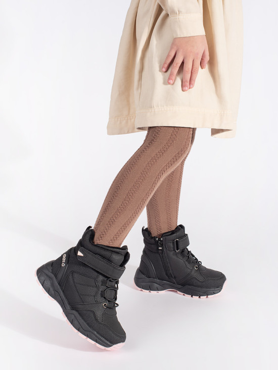 Black Insulated Girls' Boots