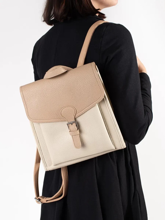 Light Beige Women's Backpack