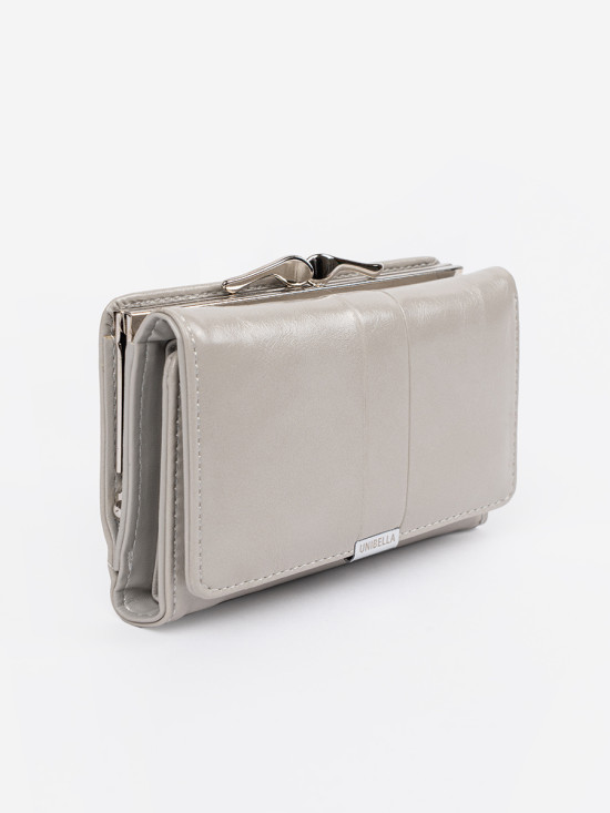 Elegant Gray Eco-Leather Wallet