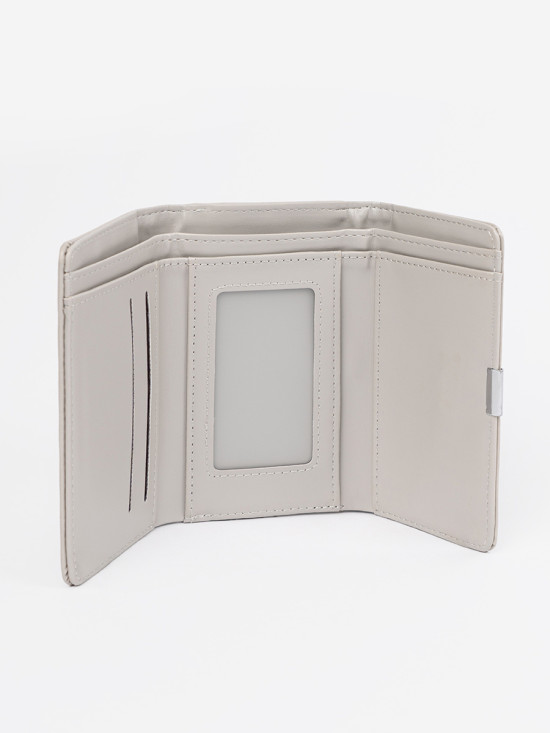 Elegant Gray Eco-Leather Wallet