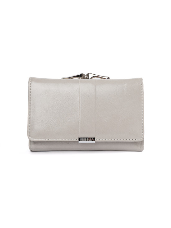 Elegant Gray Eco-Leather Wallet