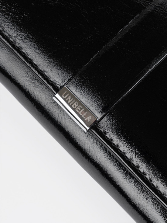 Elegant Black Wallet in Eco-Leather