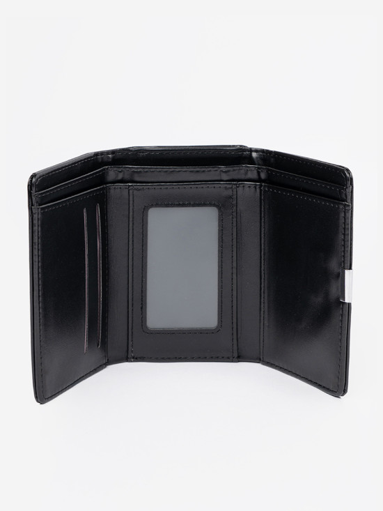 Elegant Black Wallet in Eco-Leather