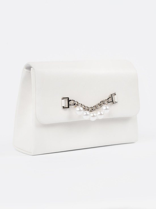 Elegant White Handbag