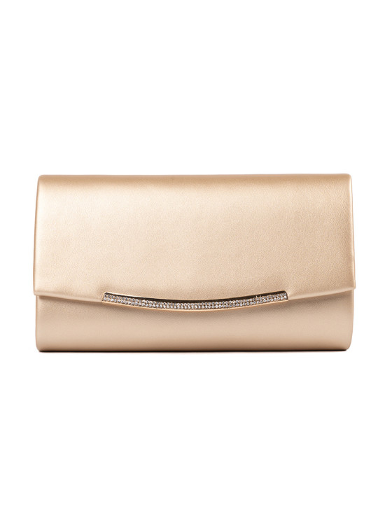 Gold Clutch with Chain