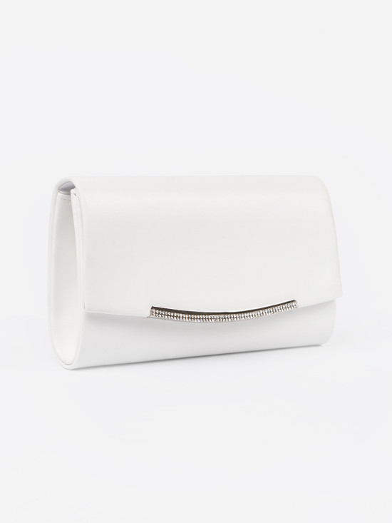 White Clutch with Chain