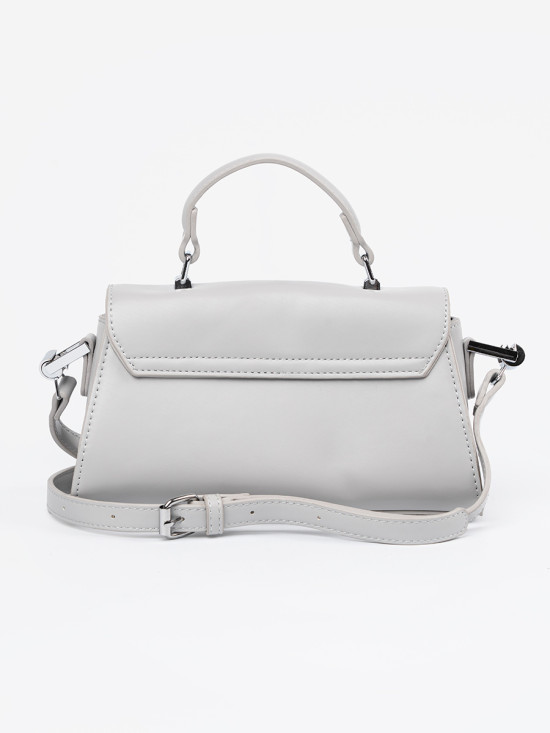 Gray Small Handbag with Handle