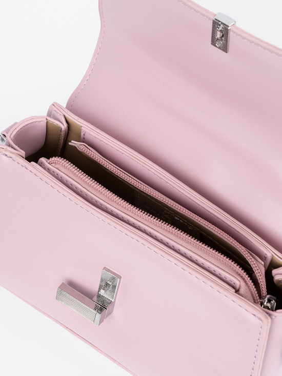 Pink Small Handbag with Handle