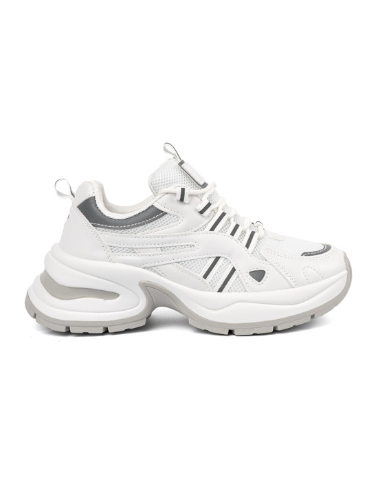 White Women's Platform Sneakers