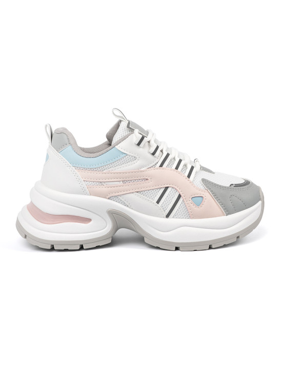 Pastel Sports Shoes on Platform