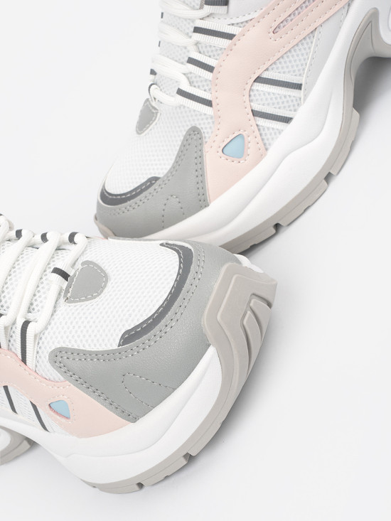 Pastel Sports Shoes on Platform