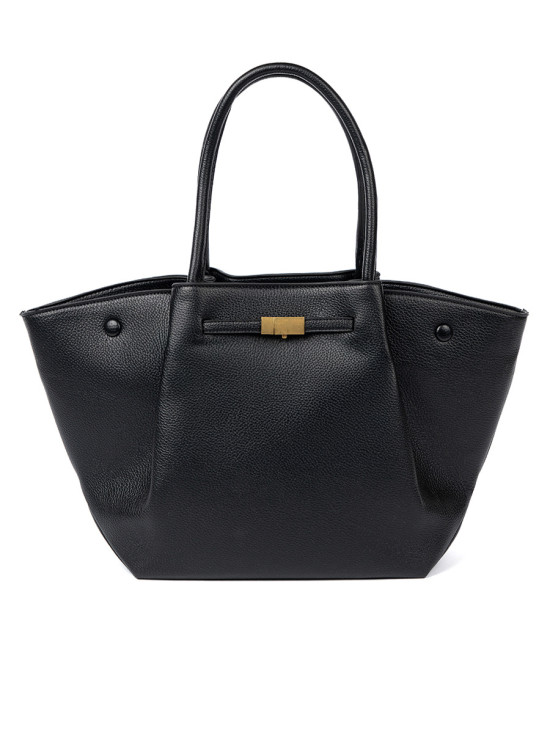Classic Shopper in Textured Eco-Leather