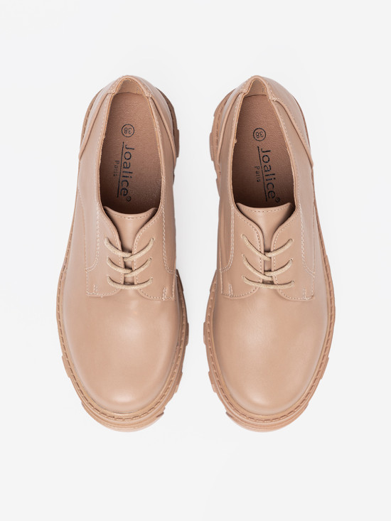 Beige Platform Shoes