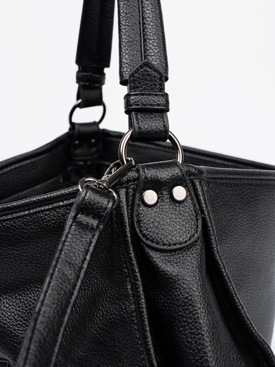 Classic Black Shoulder Bag