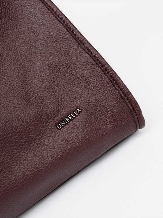 Classic Burgundy Shoulder Bag