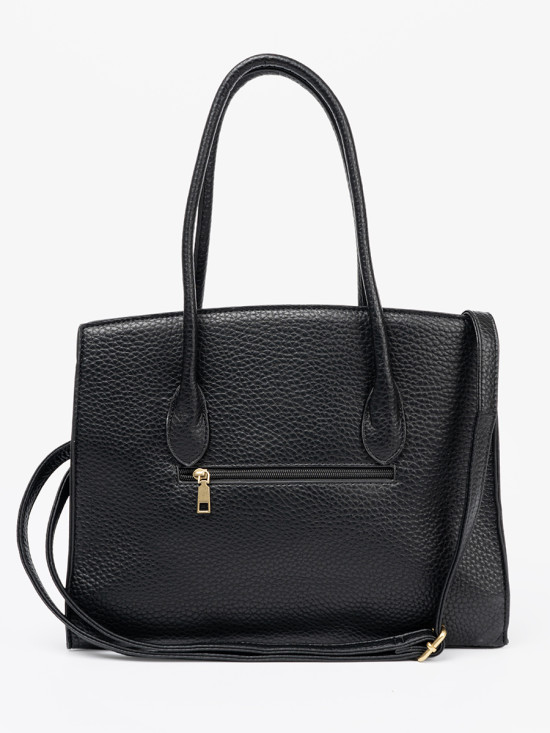 Classic Black Shoulder Bag