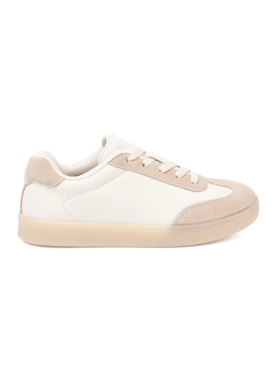 White-beige Women's Sneakers