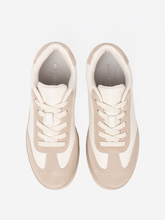 White-beige Women's Sneakers