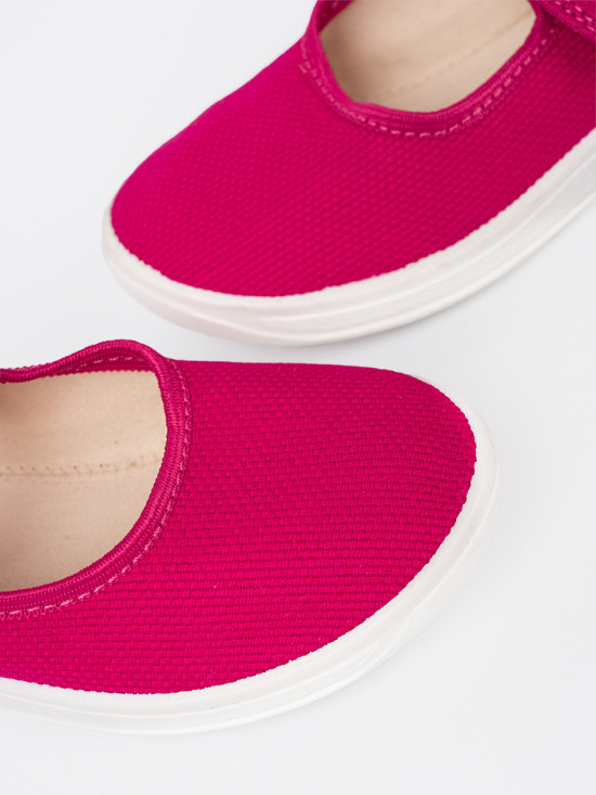 Pink Kids' Sneakers with Velcro