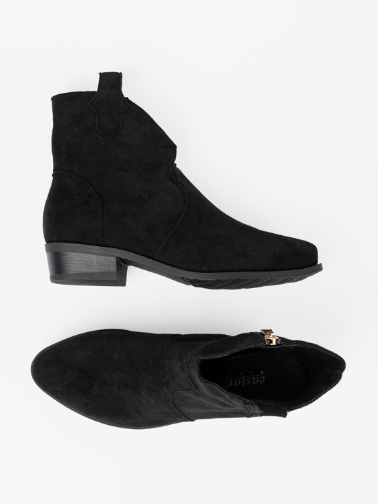 Black Suede Ankle Boots