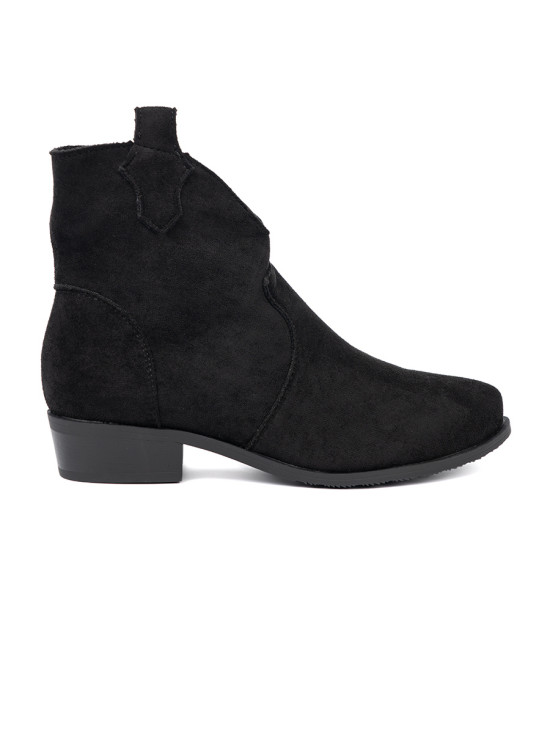Black Suede Ankle Boots
