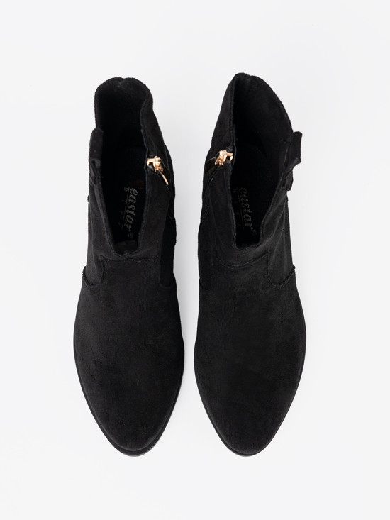 Black Suede Ankle Boots
