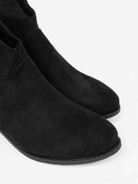 Black Suede Ankle Boots