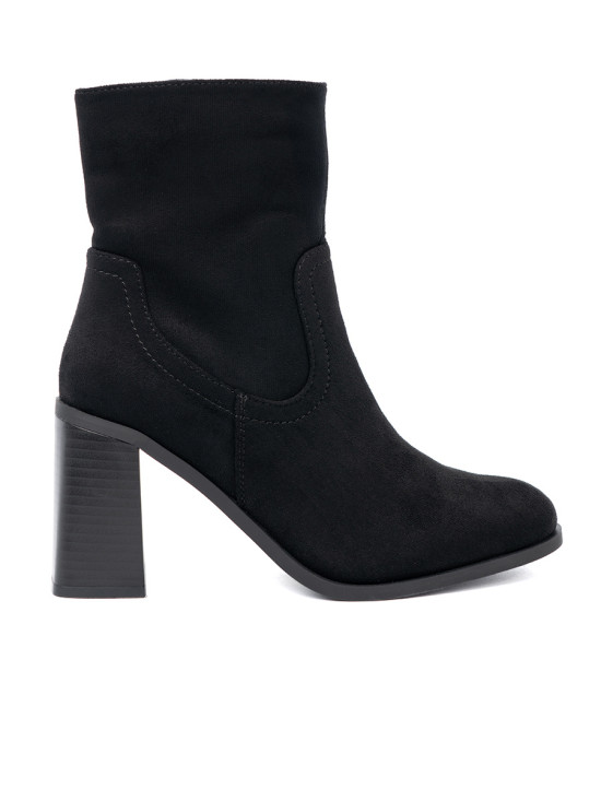 Black Ankle Boots with Heel