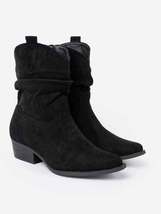 Black Ankle Boots with Classic Cut
