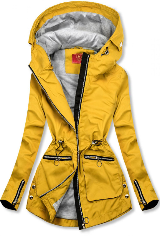 Yellow spring parka jacket