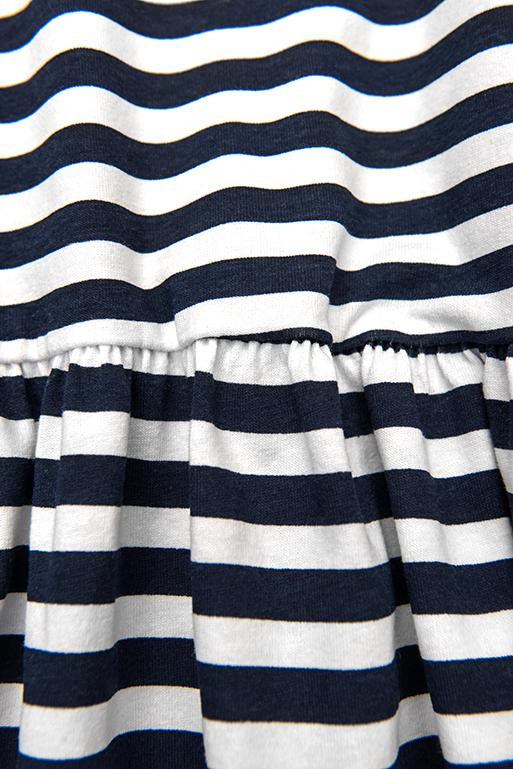 Blue-white loose striped dress II.