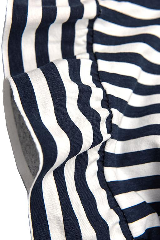 Blue-white loose striped dress II.