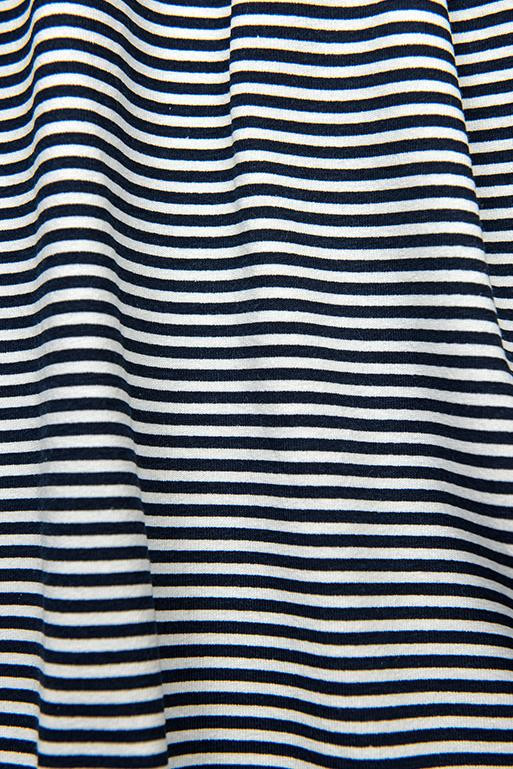 Blue-white loose striped dress IV.