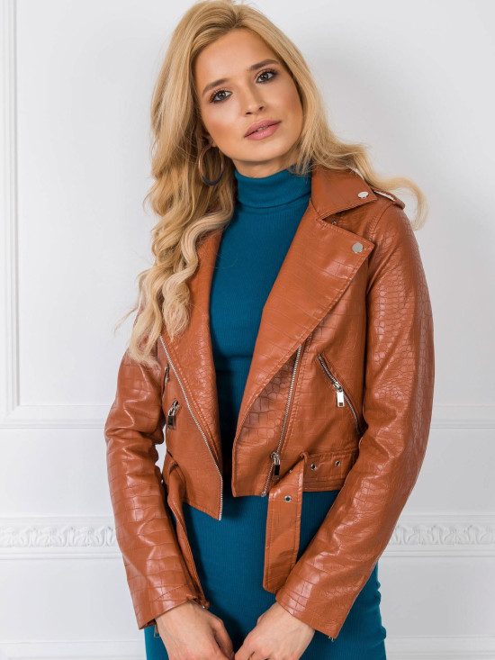 Beige Women's Transitional Jacket