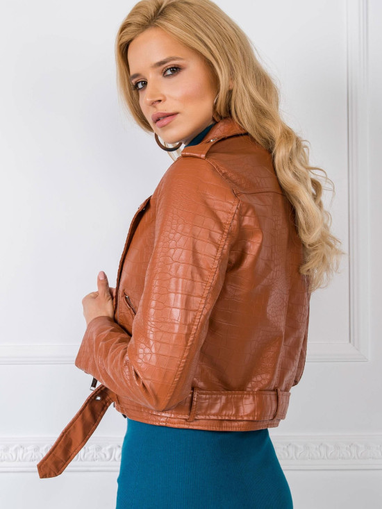 Beige Women's Transitional Jacket