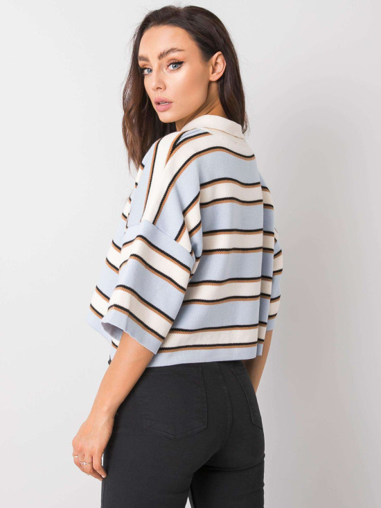 Blue Striped Blouse RUE PARIS