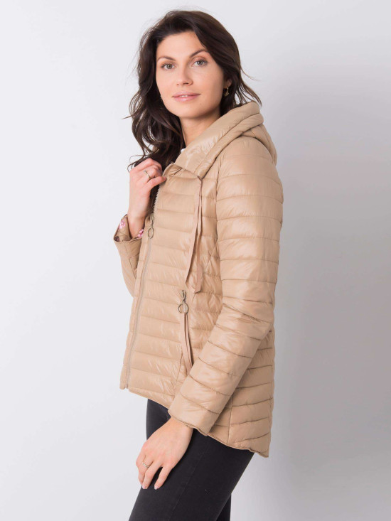 Camel Quilted Reversible Jacket