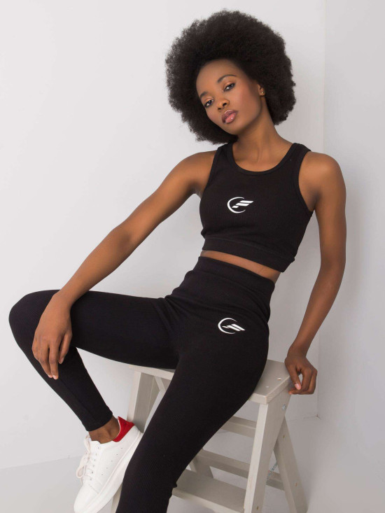 FOR FITNESS Black Sports Set