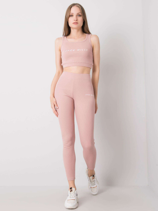Pink Striped Sports Set