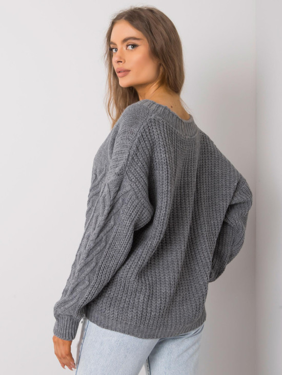 Graphite Oversize Sweater OCH BELLA