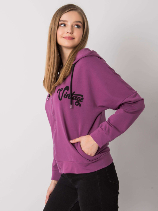 Purple Zip-Up Hoodie