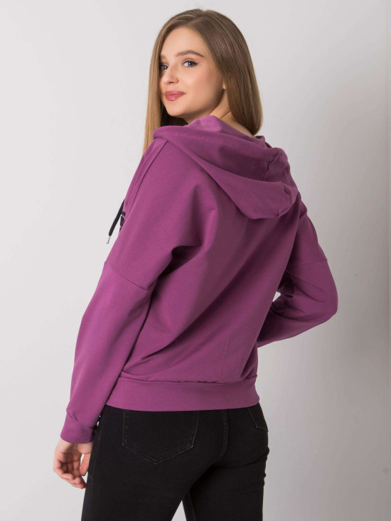 Purple Zip-Up Hoodie