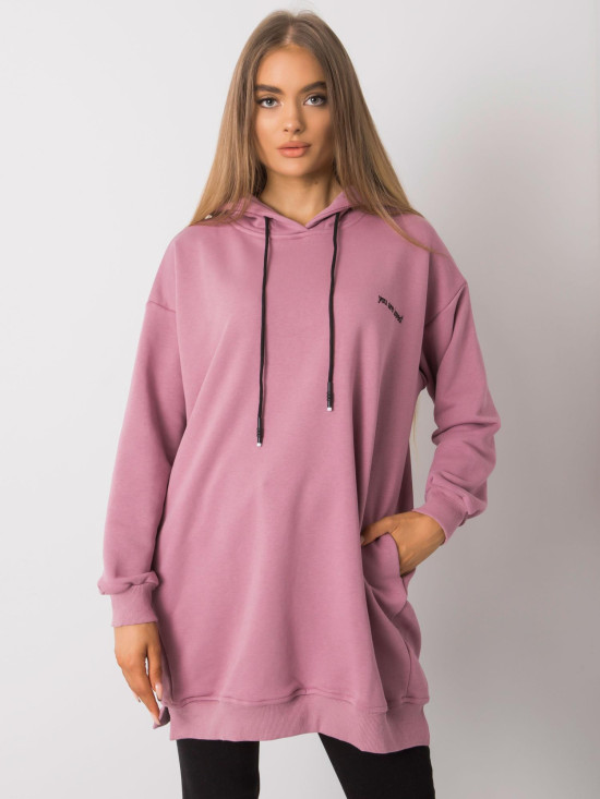 Pink Women's Hoodie with Hood